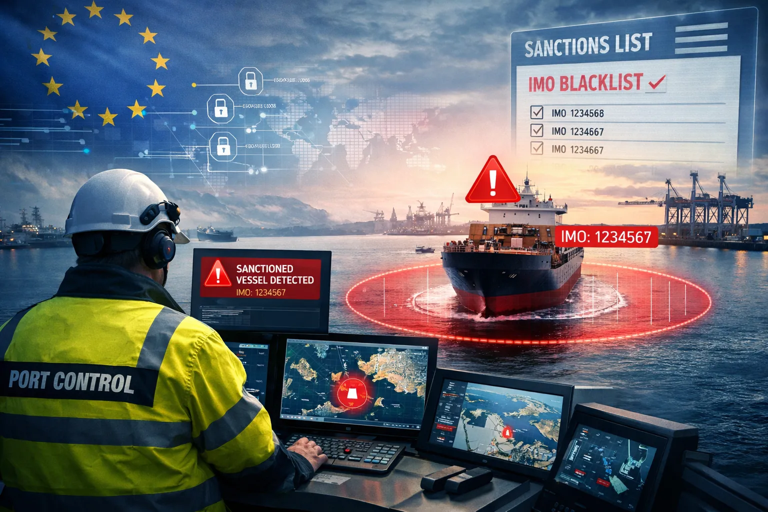 Real-Time Vessel Screening for Baltic Ports: QUAYVIA IMO Blacklist
